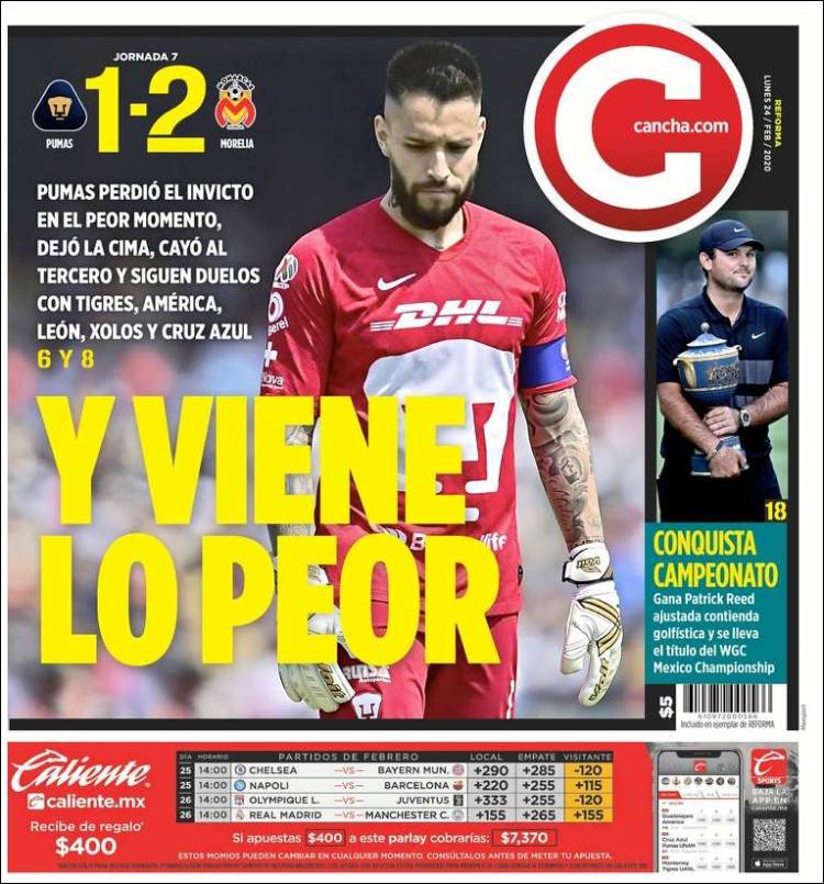 Portada de Cancha (México)