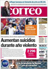 Portada de Correo - El diario del Estado de Guanajuato (M&eacute;xico)
