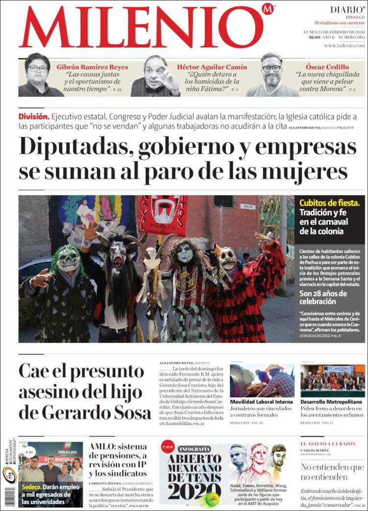 Portada de Milenio de Hidalgo (M&eacute;xico)