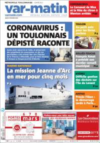 Portada de Nice-Matin (Francia)