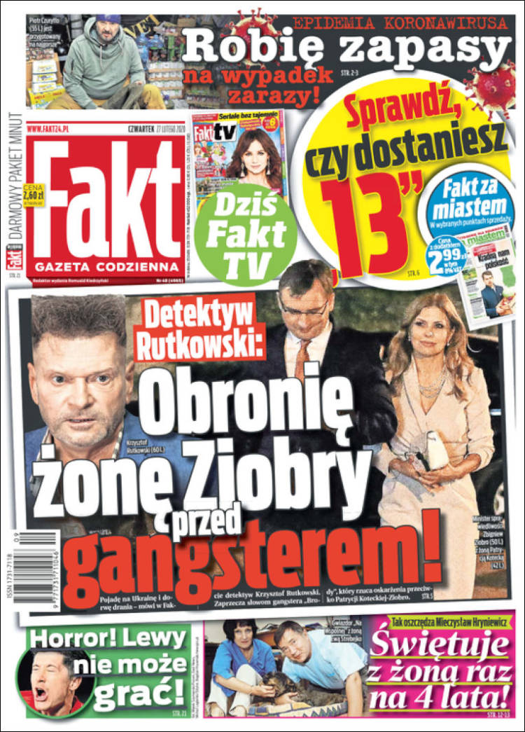 Portada de Fakt (Polonia)