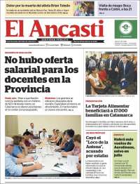 Portada de El Ancasti (Argentina)