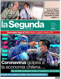 Portada de La Segunda (Chili)
