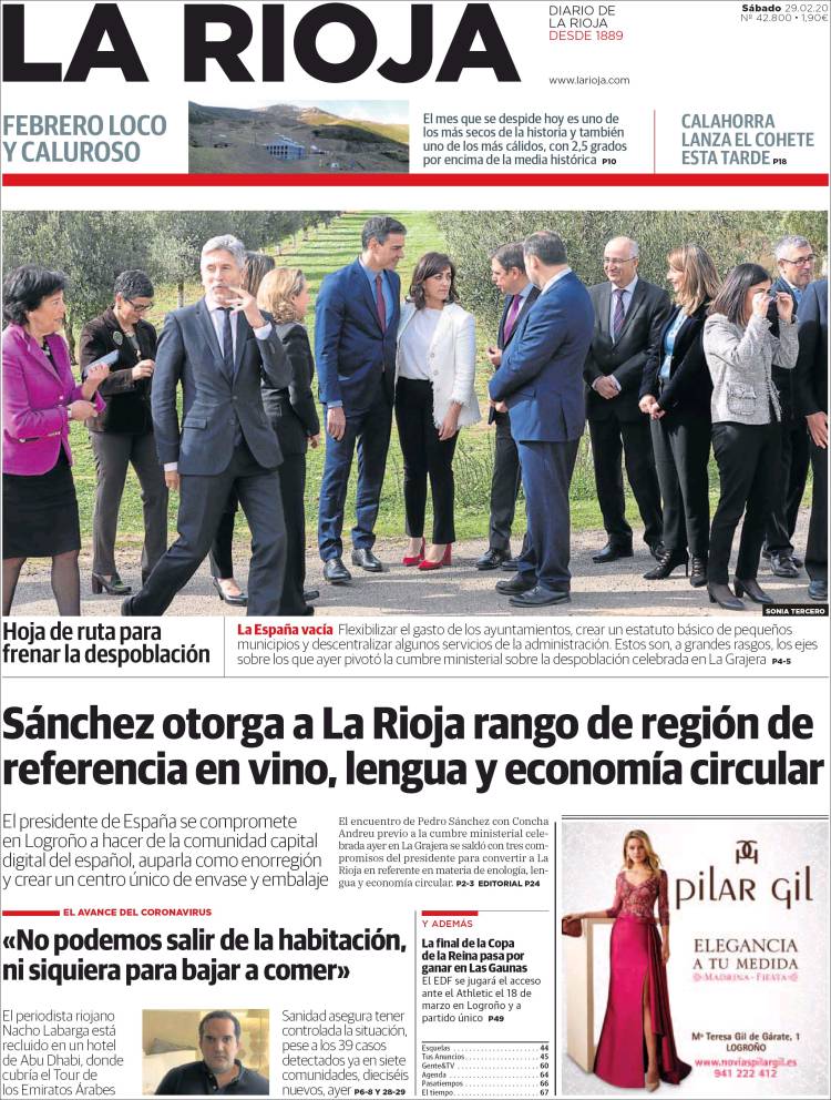 Portada de La Rioja (España)