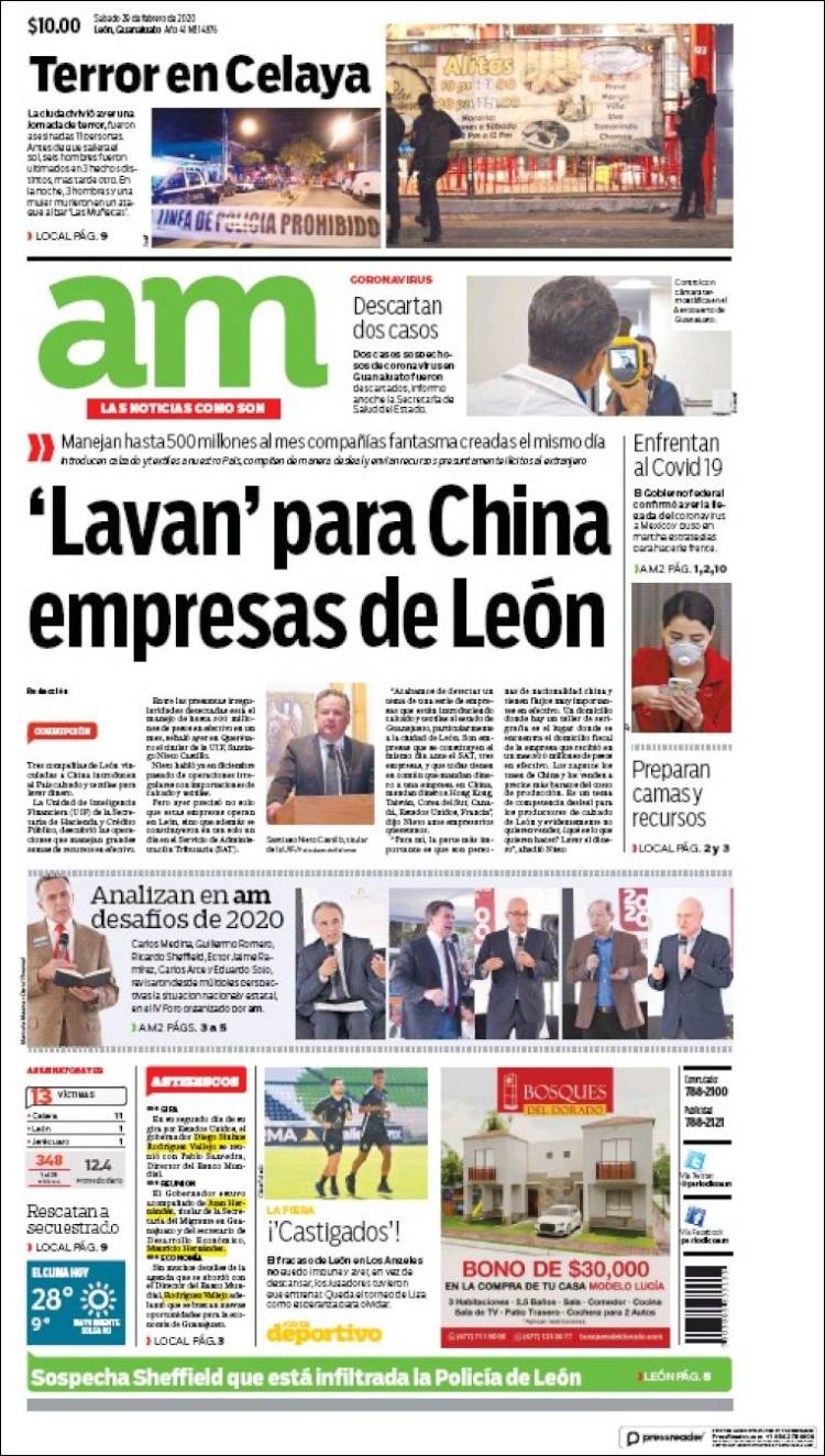 Portada de Al Día A.M. (México)