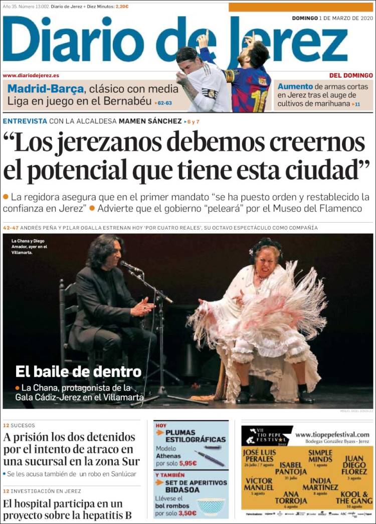 Portada de Diario de Jerez (Spain)