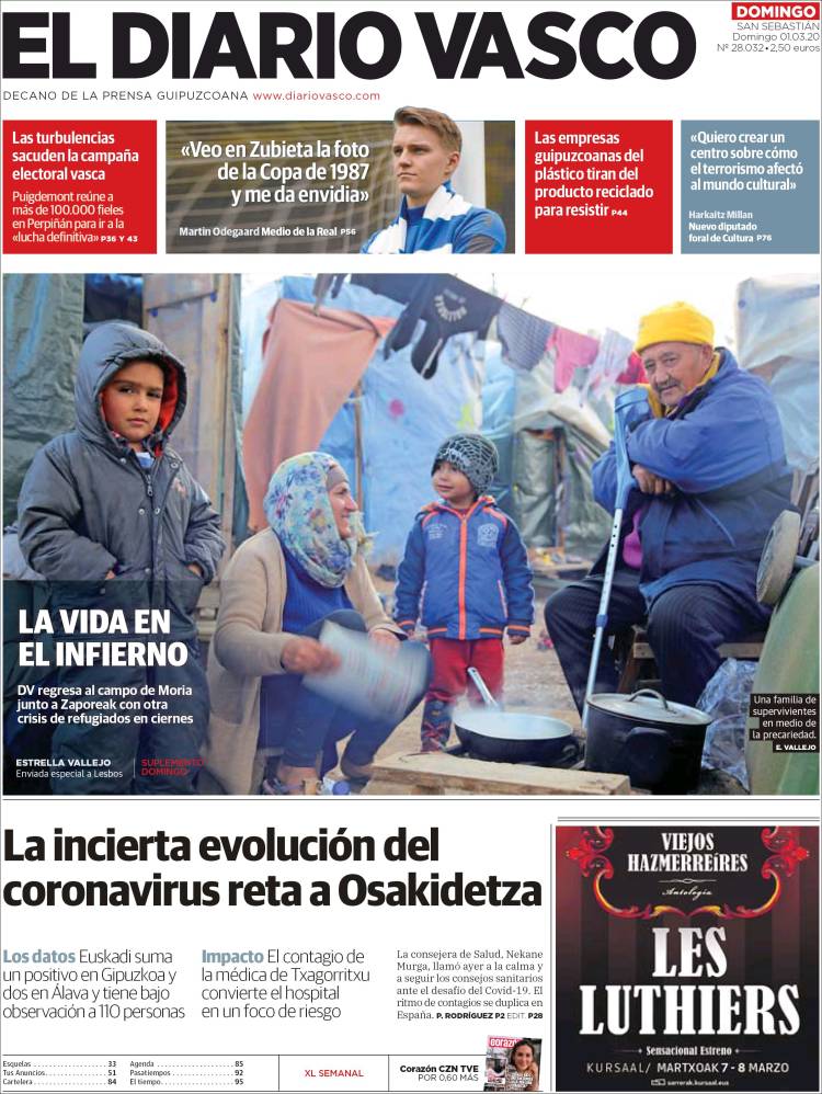 Portada de Diario Vasco (Spain)