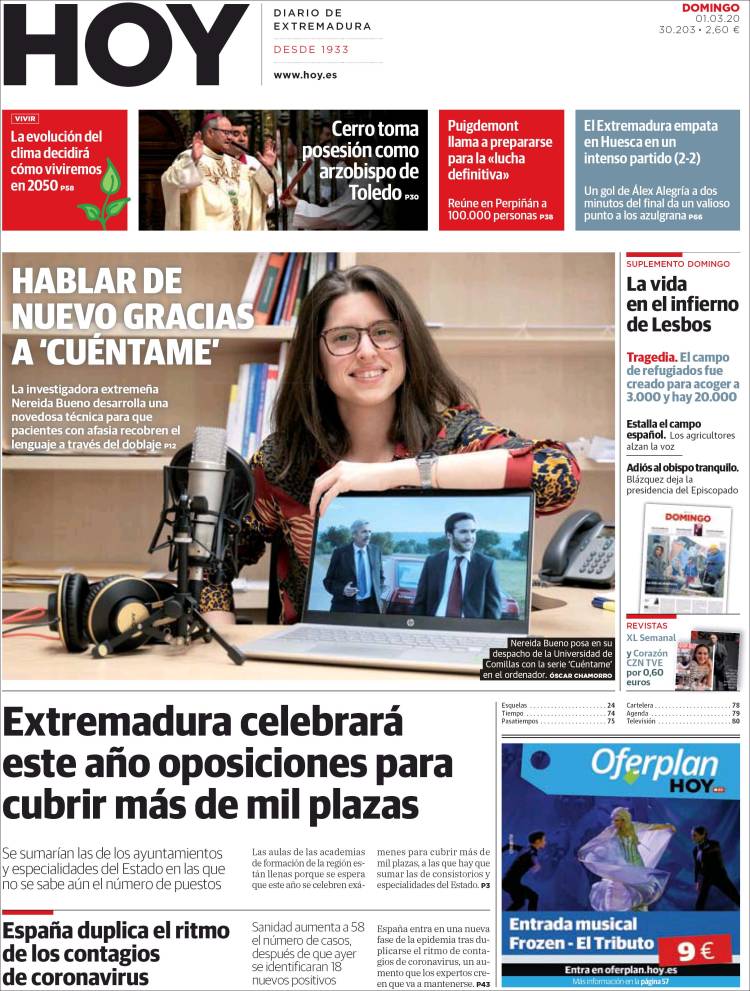 Portada de Hoy - Badajoz (Spain)