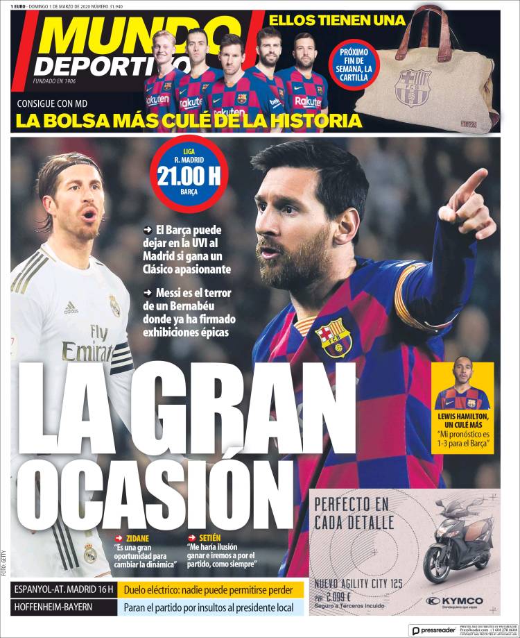 Portada de El Mundo Deportivo (Spain)