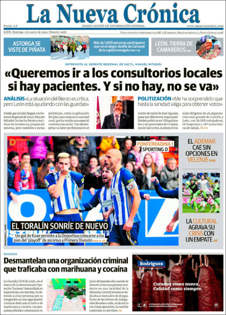 Portada de La Nueva Crónica (Spain)