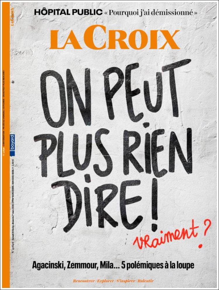 Portada de La Croix (Francia)