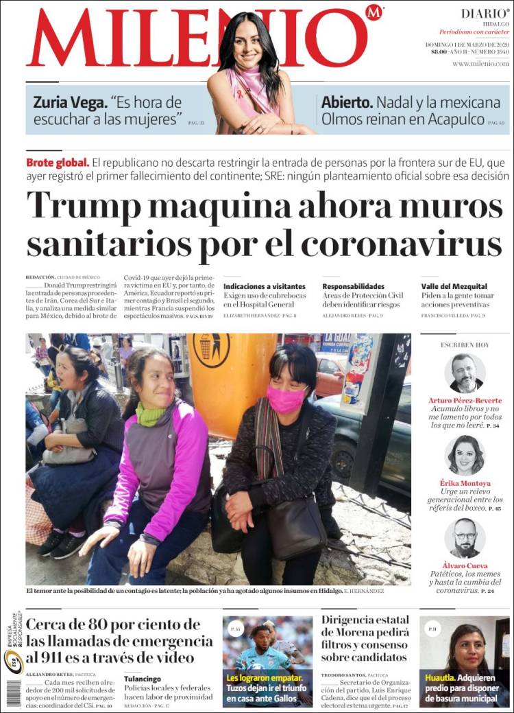 Portada de Milenio de Hidalgo (México)