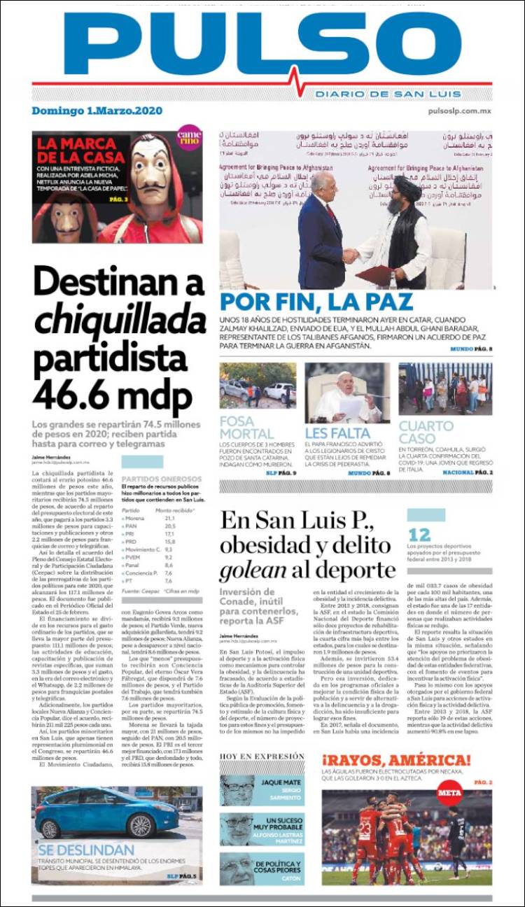 Portada de Pulso (México)