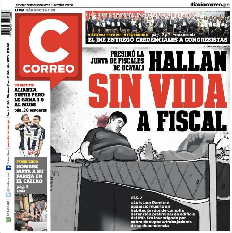 Portada de Diario Correo (Perú)