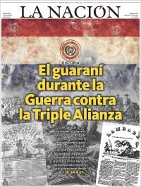 Portada de La Nación (Paraguay)