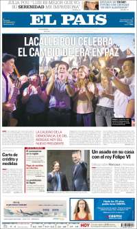 Portada de El País (Uruguay)