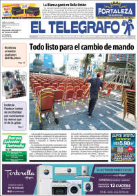 Portada de El Telégrafo (Uruguay)