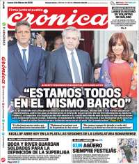 Portada de Crónica (Argentina)