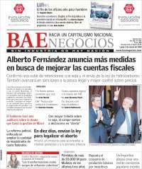 Portada de Buenos Aires Económico (Argentina)