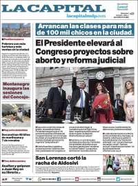 Portada de Diario La Capital - Mar del Plata (Argentina)