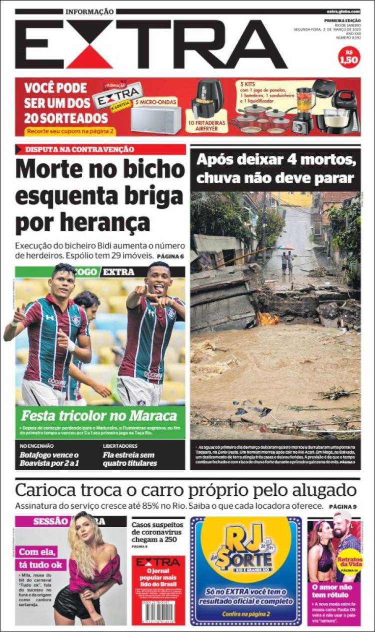 Portada de Extra (Brasil)