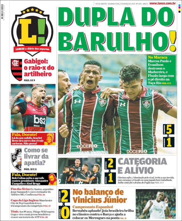 Portada de Lance! (Brasil)