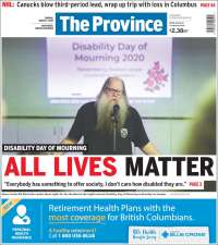 Portada de The Province (Canadá)