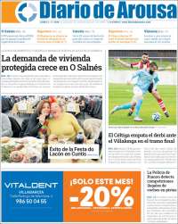 Portada de Diario de Arousa (Espa&ntilde;a)
