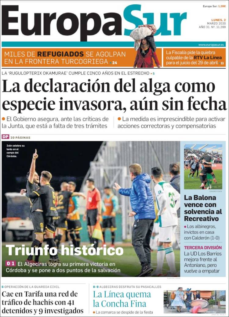 Portada de Europa Sur (Espa&ntilde;a)