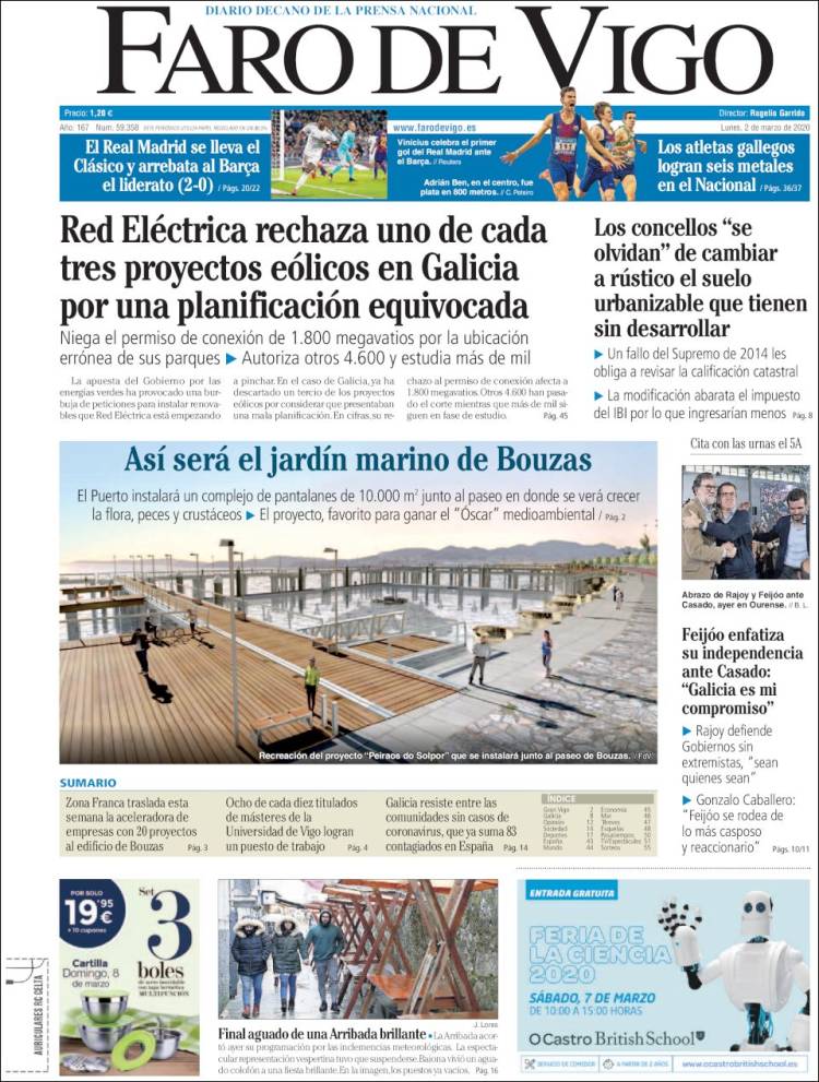 Portada de Faro de Vigo (Espa&ntilde;a)