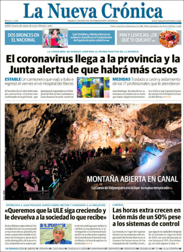 Portada de La Nueva Crónica (Espa&ntilde;a)