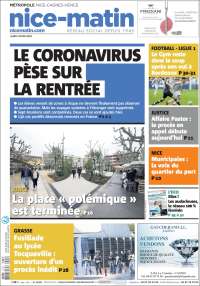Portada de Nice-Matin (Francia)