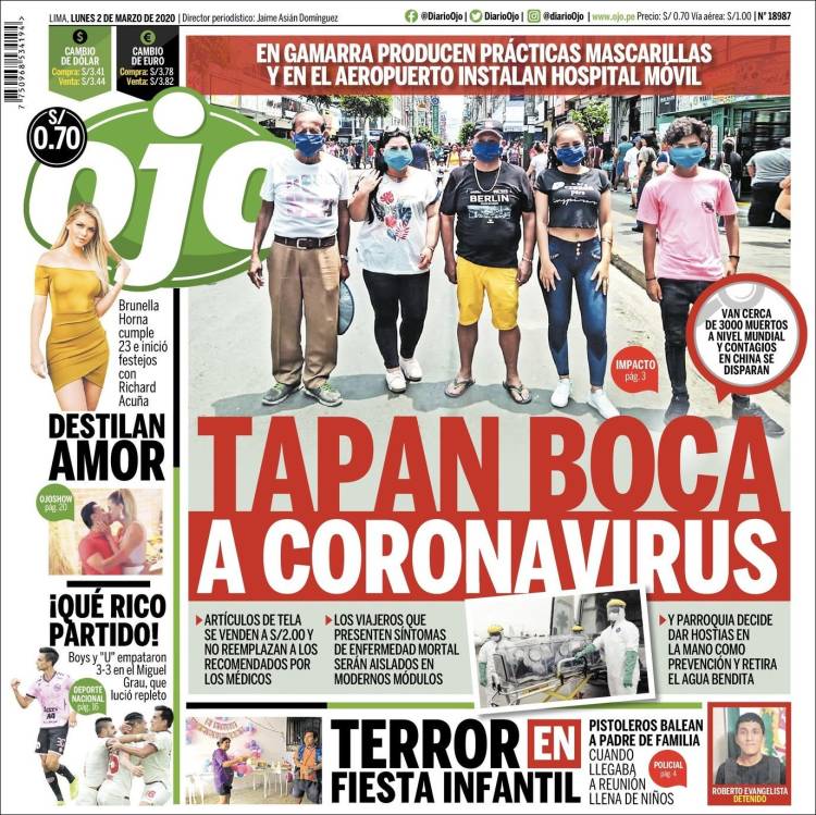 Portada de Ojo (Per&uacute;)