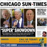 Portada de Chicago Sun-Times (USA)