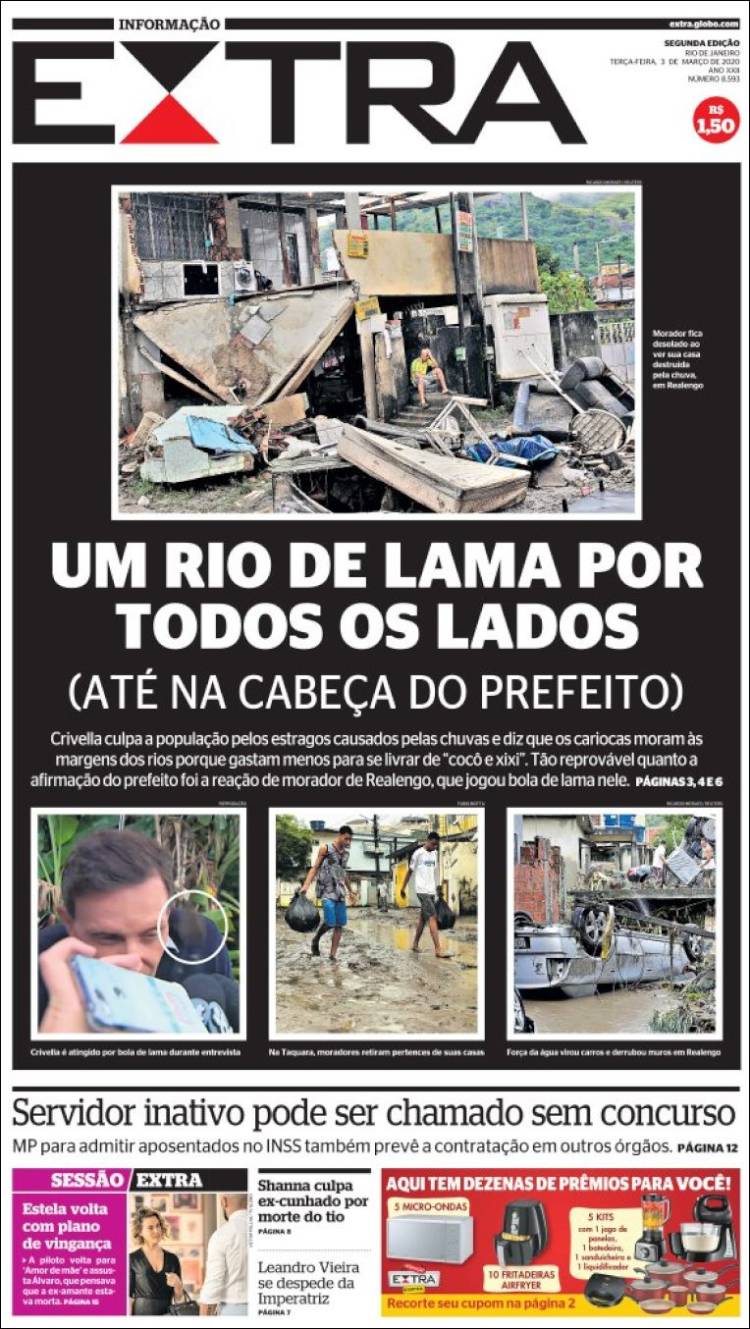 Portada de Extra (Brasil)