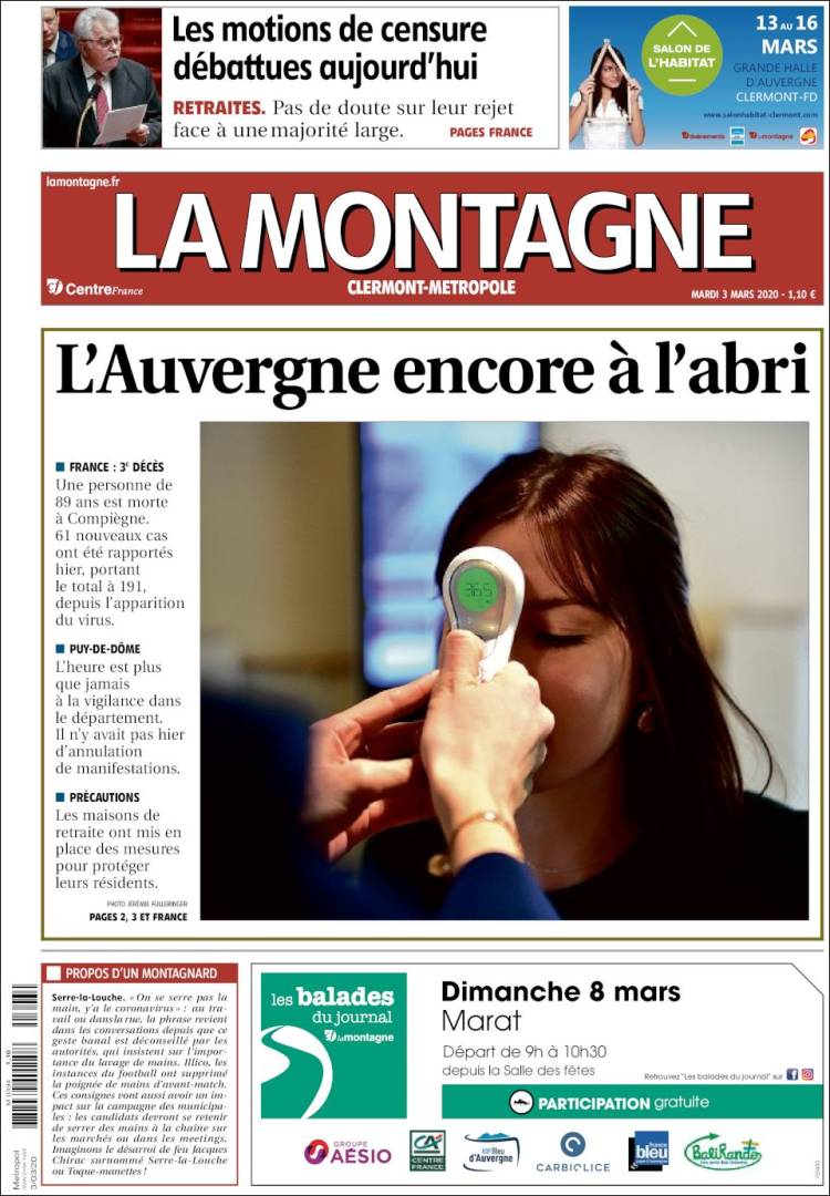 Portada de La Montagne (France)