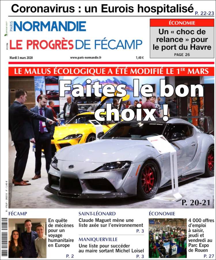 Portada de Progres de Fecamp (France)