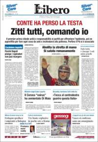 Portada de Libero (Italia)