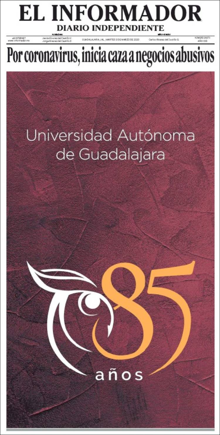 Portada de El Informador (Mexico)