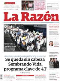 Portada de La Razón (Mexico)