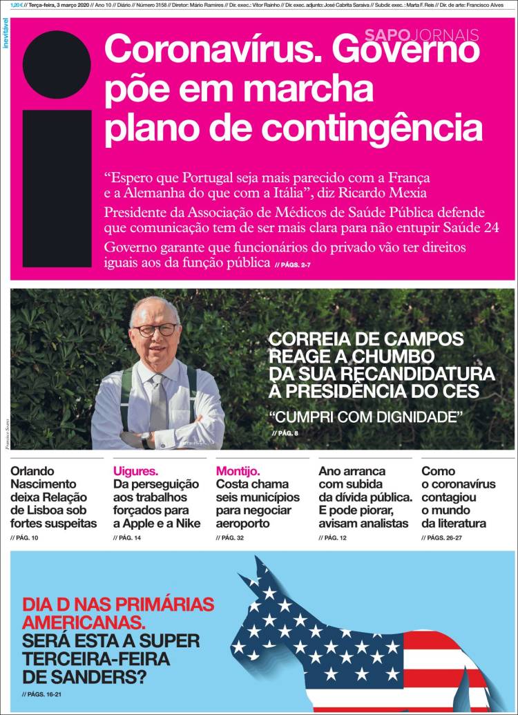 Portada de I - informação (Portugal)