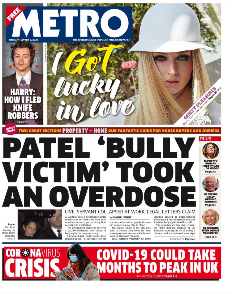 Portada de Metro (United Kingdom)