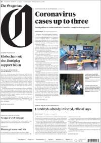 Portada de The Oregonian (USA)