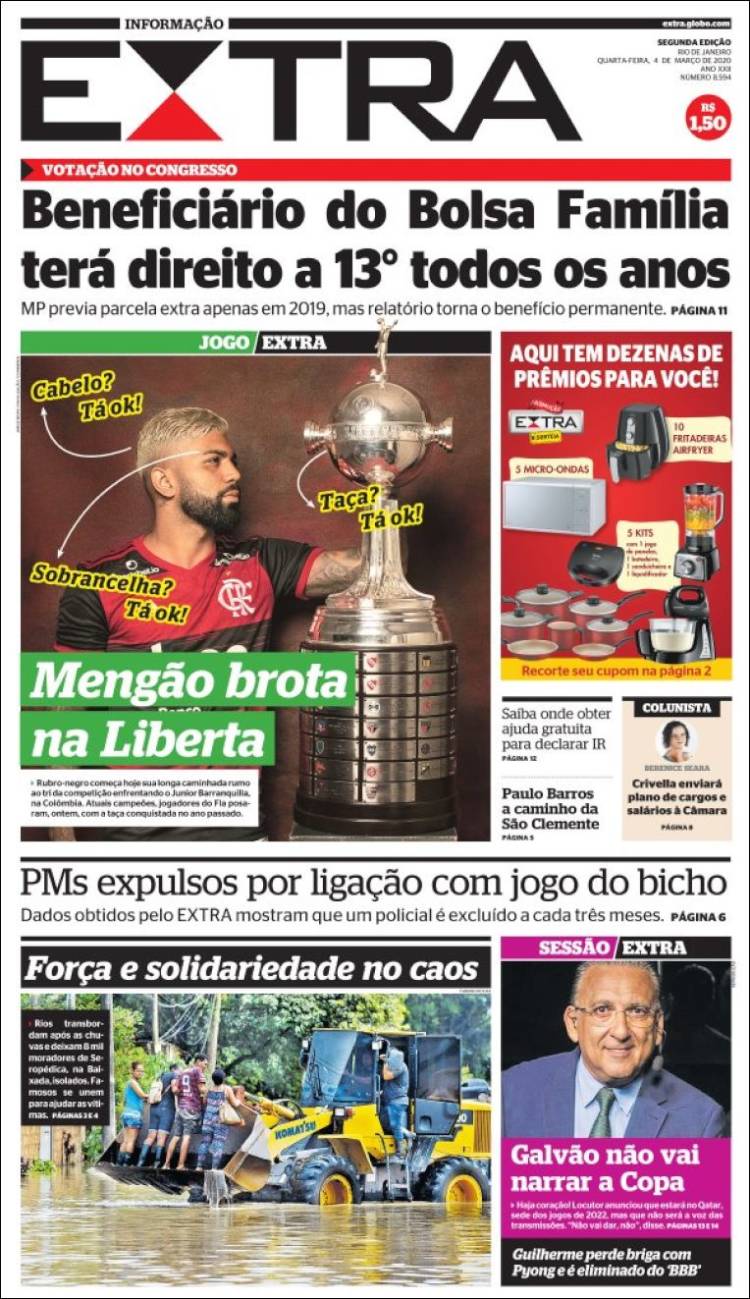 Portada de Extra (Brasil)
