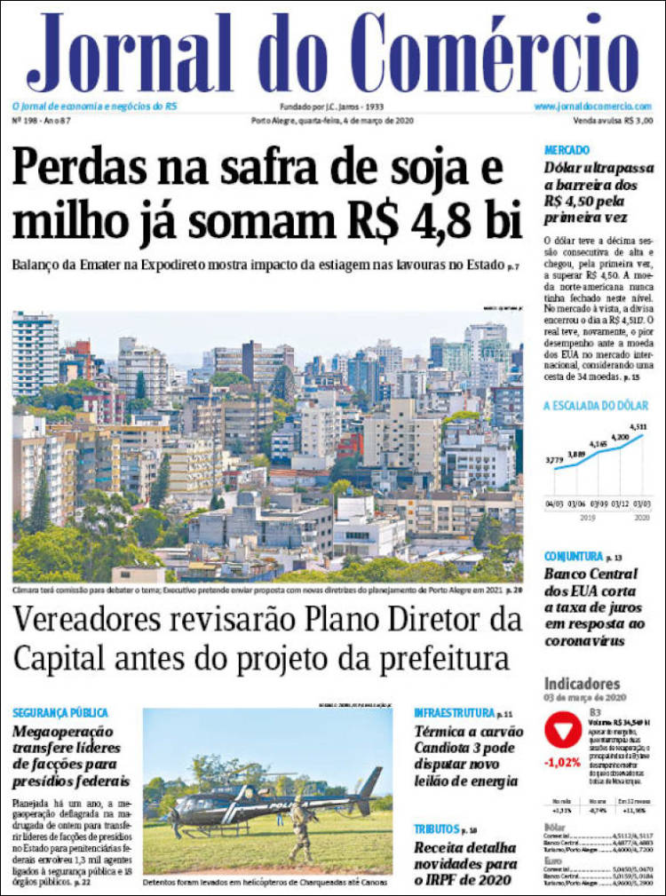 Portada de Jornal do Comércio (Brasil)