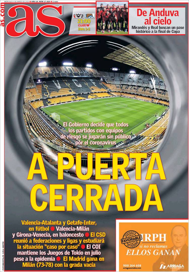 Portada de As (España)