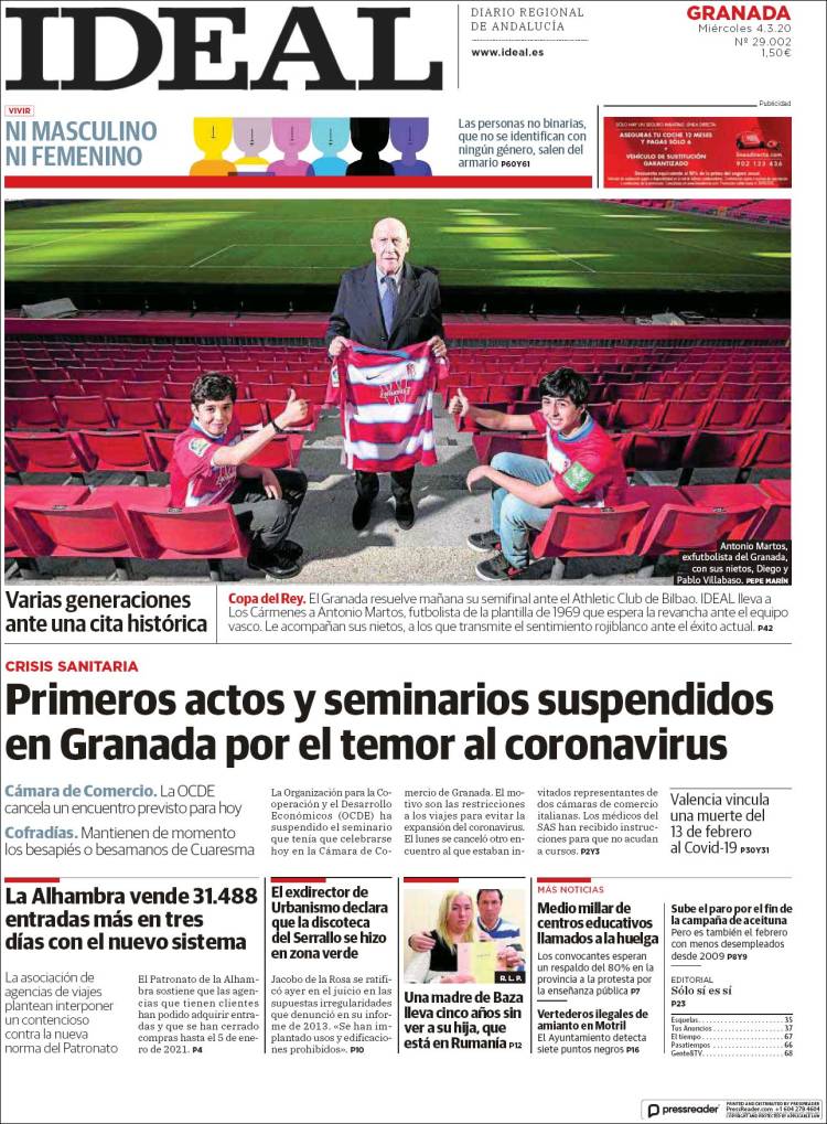 Portada de Ideal (España)