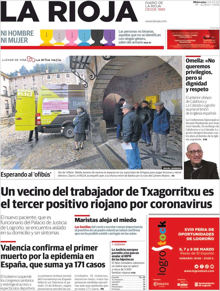 Portada de La Rioja (España)
