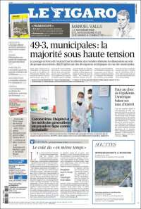 Portada de Le Figaro (Francia)