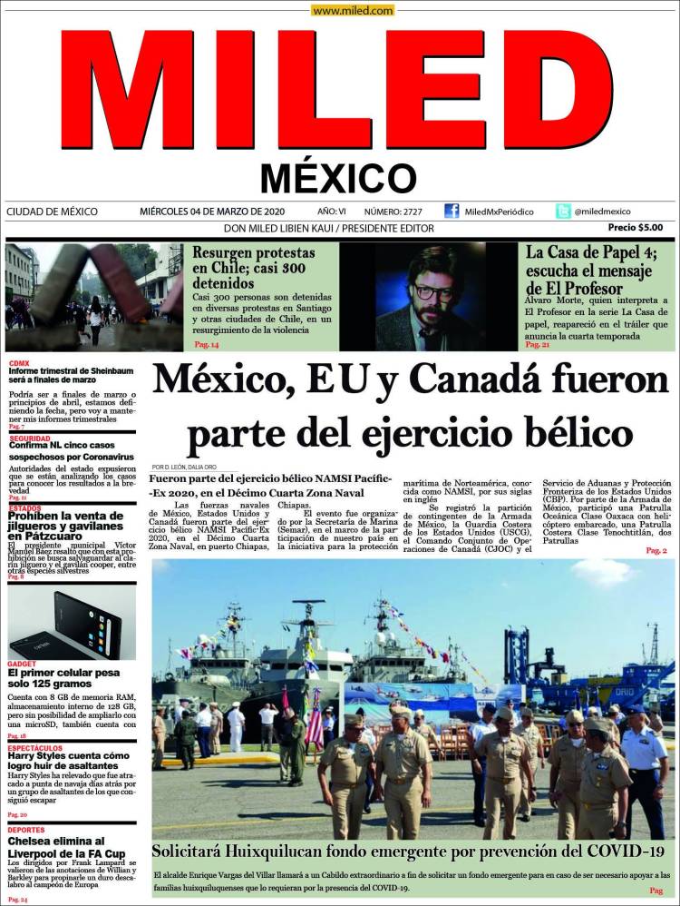 Portada de Miled (México)